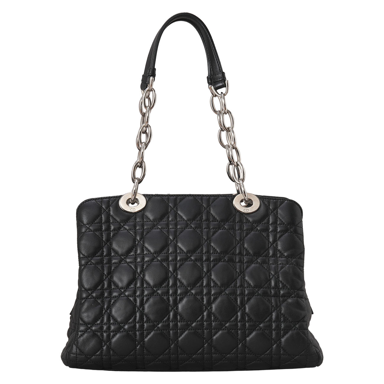 CHRISTIAN DIOR(USED)디올 까나쥬 체인 숄더백